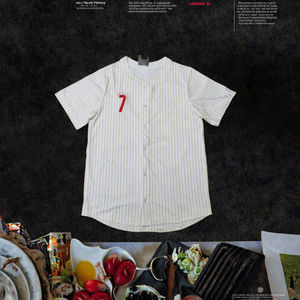 Camiseta de Béisbol Unisex para Adultos, Blanca, 100% Poliéster, Tecnología de Corte Automatizado Portuguesey, Tallas 25-26 - Product Image 3