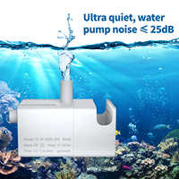 Pompe à eau submersible miniature intelligente électronique silencieuse DC 5V 0,9W 80L/H Débit d'eau étanche sans balais