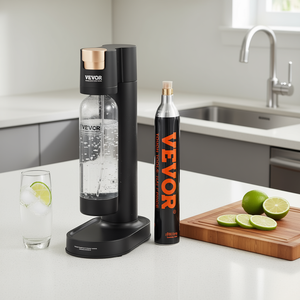 Kit de démarrage pour la fabrication d'eau gazeuse Vevor, bouteille de 1L, cylindre de CO2 de 60L, pour un usage domestique - Product Image 2