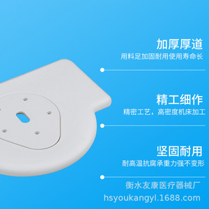 Cs A06 Blow Molded Plastic Seat Surface Round Abs Pp <b>Commode</b> <b>Chair</b> Seat Hebei Made - Product Image 1