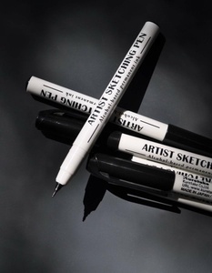 Rotulador de Punta Fina con Tinta Negra Resistente al Agua, para Dibujo, Bocetos, Firmas, para Arquitectos, Artistas, Cómics - Product Image 2