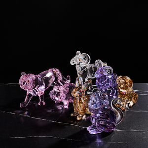 Trofeo per Cani in Vetro e <span class=keywords><strong>Cristallo</strong></span> Multicolore Personalizzato, Decorazione da <span class=keywords><strong>Tavolo</strong></span> Creativa e Brillante, Confezione Regalo - Product Image 4