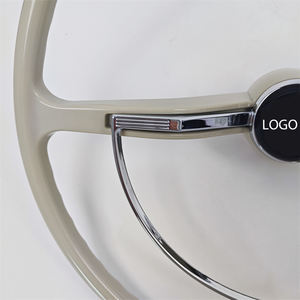 พวงมาลัยสีเทาแบบเรโทรสำหรับรถโฟล์คสวาเกน บีทเทิล คลาสสิก ปี 1962-1971 รุ่น 62-71 วีดับบลิว บัก คาร์มันน์ ไจอา ไทป์ 3 - Product Image 5