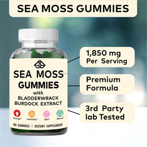 Complément de Mousse de Mer, Fucus et Racine de Bardane : Énergie, Immunité, Éclaircissement de la Peau, Soulagement du Stress – 60 Gummies pour Toute la Famille - Product Image 5