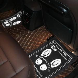 Forro Universal para Piso de Auto Antideslizante, Diseño de Impresión Personalizada, Papel Kraft Blanco Desechable de 20 mm de Grosor - Product Image 4
