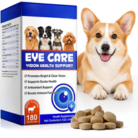 VitaFit Perawatan Mata Hewan Peliharaan Antioksidan Lutein Vitamin Suplemen Minyak Hati Ikan Vitamin E Penyerapan Cepat 180 Tablet untuk Anjing Semua Jenis