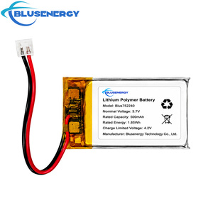 โรงงาน OEM/ODM ขายตรงแบตเตอรี่กันระเบิด 752240 500mah 3.7v แบตเตอรี่ลิเธียมไอออน - Product Image 1