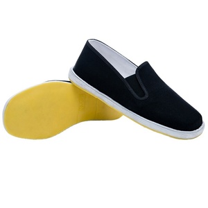 Chaussures d'été en tissu respirant noires pour hommes Hebei Old Beijing, semelle multicouche, style slip-on, chaussures de papa, vente en gros, livraison directe - Product Image 4