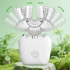 360 °   Spazzolino Elettrico Sonico Wireless a Forma di U con Luce per Sbiancamento Dentale, Setole in Nylon Automatico per Adulti - Product Image 3