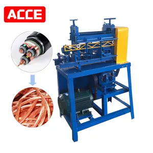 multi-hole big cable flat flexible wire scrap used stripping machine with CE