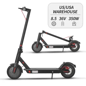 Scooter électrique pour adultes, trottinette électrique pliable à 2 roues de 350 pouces avec Bluetooth, 36V, 8.5 W, entrepôt EU USA