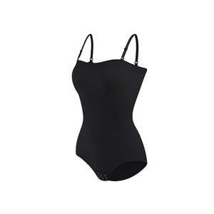 Bodysuit de Tallas Grandes para Mujer al por Mayor, con Abertura en la Entrepierna, Tallas S-3XL, Faja Moldeadora de Cuerpo Completo sin Costuras, Bragas de Control Transpirables, Ropa Interior - Product Image 4