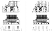 Ml18 Multi bar Raschel Spitzens toffe Kett strick maschine