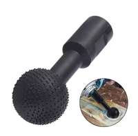 1 pièce de burin à bois en forme de boule, disque de perçage en forme de boule, tête de meulage adaptée au polissage rapide des formes de fosse