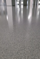 Peinture époxy colorée à base d'eau, double composant, facile à appliquer, résistante à l'usure, durable, pour sols en époxy, sable de quartz décoratif
