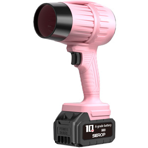 มอเตอร์ไร้แปรงถ่านเกรดอุตสาหกรรม 21V เครื่องเป่าลมไร้สายแบบพกพา เครื่องมือ DIY แบตเตอรี่ลิเธียมแบบชาร์จได้ น้ำหนัก 1.5 กก. ระดับเสียง 75 เดซิเบล รับประกัน 1 ปี - Product Image 6