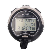 Chronomètre sportif numérique électronique avec alarme date/heure, en plastique écologique durable pour les entraîneurs et arbitres sportifs/fitness