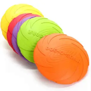 Silicone Đào Tạo Mềm Frisbeed Răng Đồ Chơi Thú Vị Cho Chó Cưng