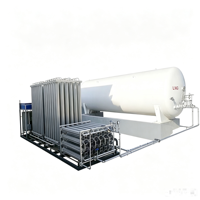 Evaporador de Aire Líquido para Argón/Oxígeno/Nitrógeno/CO2/Aire, Estación de Vaporización de Gas, Aleación de Aluminio, Ahorro de Energía
