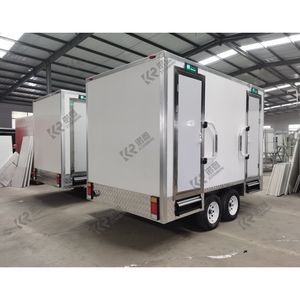 Toilettes portables modulaires, cabine de douche, salle de bain de camping, toilettes mobiles de luxe VIP, remorque WC, toilettes portables avec eau - Product Image 6