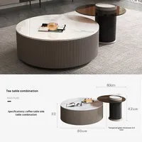Table basse de style minimaliste nordique esthétique minimaliste Élégance de haute qualité Propre