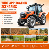Tractor con Múltiples Configuraciones y Accesorios Disponibles, Motor FULCORE de 6 Cilindros, Fácil Operación para Trabajo Agrícola