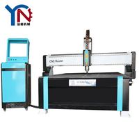 1.D Zware 3d Spuitverf Cnc Router Graveermachine Automatische Hout Cnc Router Met Servomotor & Mach3 Besturingssysteem
