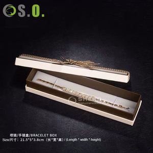 Caja de Regalo Rígida de Papel para Joyería, Collar y Anillo Personalizados de Lujo, con Logotipo Dorado - Product Image 4