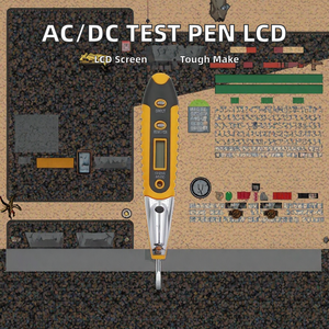 426 Dijital Test Kalemi AC DC 12-250V Test Cihazı Elektrikli Tornavida LCD Ekran Temassız İndüksiyon Test Kalemi - Product Image 2