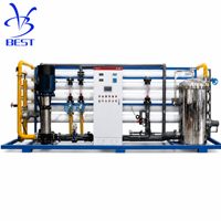 Système de purification d'eau industriel RO 50 M3/H 50000 LPH avec système de contrôle automatique PLC pour l'industrie électronique