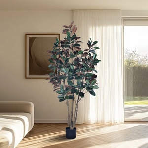 Planta <span class=keywords><strong>Artificial</strong></span> de Magnolia de Tacto Realista con Múltiples Troncos, en Maceta Desmontable de 250 cm para Decoración Interior y Exterior - Product Image 3