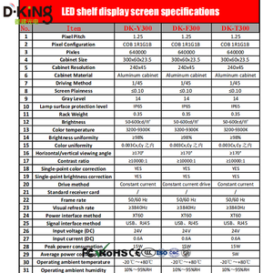 Panel de Pantalla LED COB GOB para Interiores D-King P1.2 P1.5 P1.875 P2, Equipo de Publicidad en Video, Montaje en Panel para Estantes de Almacenamiento de Supermercados - Product Image 6