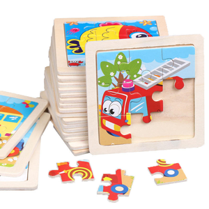 Mini Puzzle in Legno <span class=keywords><strong>da</strong></span> 9 Pezzi con Cartoni Animati, <span class=keywords><strong>Giochi</strong></span> <span class=keywords><strong>da</strong></span> <span class=keywords><strong>Tavolo</strong></span> Educativi per Bambini, Giocattoli Didattici per Ragazzi e Ragazze - Product Image 1