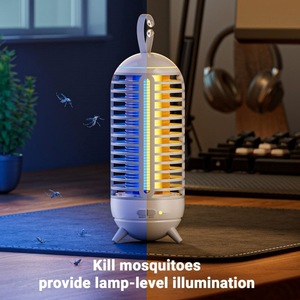 Nuevo modelo recargable portátil de descarga eléctrica Fly Catcher Bug Zapper Light Wave Trapping Mosquito Killer Lamp Repelente - Product Image 2
