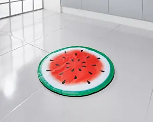 Hot Selling Customized Fruit Shaped Cooling Pet Ice Gel Mat Self Cooling Mat For Pets Watermelon Pet Mat