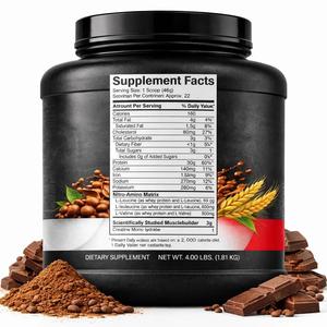 Proteína de Suero de Leche para Aumentar Masa Muscular OEM con Creatina para Energía y Crecimiento Muscular, Empaque Personalizado de Fábrica ISO - Product Image 6