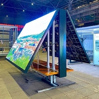 Pantalla LED para Exteriores Resistente al Agua IP65 de 5 mm, Video Wall con CMS Basado en la Nube, Garantía de 3 Años, Chips SMD, Múltiples Espacios, Elevador