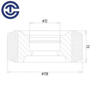 Nichiyu fbr9 ~ fbr18 pneu sólido, fornecedor de rodas de empilhamento para roda de alta qualidade, roda de equilíbrio 178x73 14300-41170 poliuretano