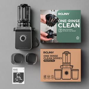 Max 680W geniş oluk yavaş sıkacağı, tüm meyve çiğneme sıkacağı makinesi, ev ve ticari kullanım için güçlü soğuk pres çıkarıcı - Product Image 5