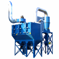 Nouveau système de dépoussiérage cyclonique industriel, équipement d'évacuation des fumées, haute efficacité 99,99 %, 6000 m³/h, acier au carbone