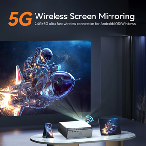 <span class=keywords><strong>VANKYO</strong></span> Leisure 495W Multimédia 220 Lumens Mini <span class=keywords><strong>Projecteur</strong></span> Portable Full HD 4K 5G WiFi Vidéo Dolby Sound <span class=keywords><strong>Projecteur</strong></span> avec Bluetooth - Product Image 3