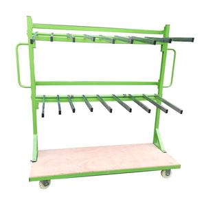 Chariot de transport polyvalent à quatre roues en acier double face pour portes et fenêtres d'atelier, robuste - Product Image 4