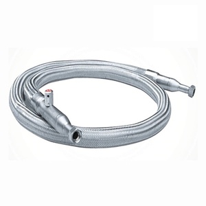 Tuyau de transfert cryogénique WOBO pour hélium DN32, en acier inoxydable soudé, flexible, isolé haute-vide, sûr pour - Product Image 4