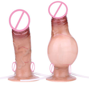 FAAK-CQZS1139 in Silicone materiale di aspirazione tazza di pene di simulazione spruzzatura gonfiabile pene esperienza sentire realistici giocattoli femminili - Product Image 5