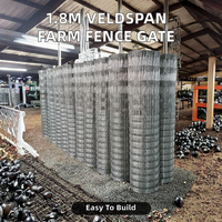 Mejor precio 1,8 M Alto 100M Largo Veldspan Bisagra Junta Valla de campo Modelo 3D para campos de granja y ganado Marco de metal 6 pies