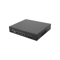 N100 N305 9.5 pouces Mini routeur monté en rack 4x2.5G LAN 4x SFP + 10G Ports Firewall VPN 1U Routeur monté en rack Port étendu PC