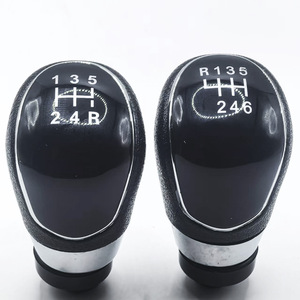 Ford Focus Gear <b>Shift</b> <b>Knob</b> 5 Speed 6 Speed Black Leather Manual Transmission Replacement Part - Product Image 1