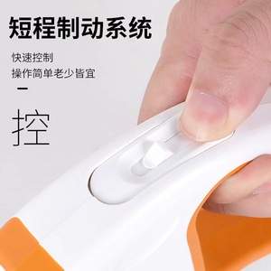 Laisse rétractable automatique pour chien, corde de traction télescopique de 3m 5m pour promener les animaux de compagnie, avec matériau ABS, design couleur unie - Product Image 4