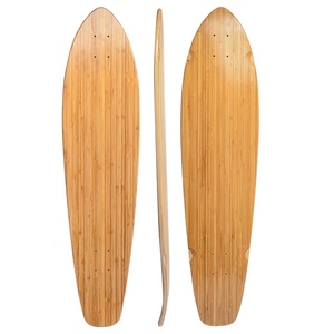Nouveauté : Planche à roulettes en bambou personnalisée, planche longue sur mesure - Product Image 2