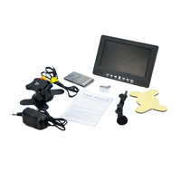 Gratis pengiriman harga murah TV Analog 7 inci NTSC PAL SECAM Monitor dengan USB TF Slot kartu